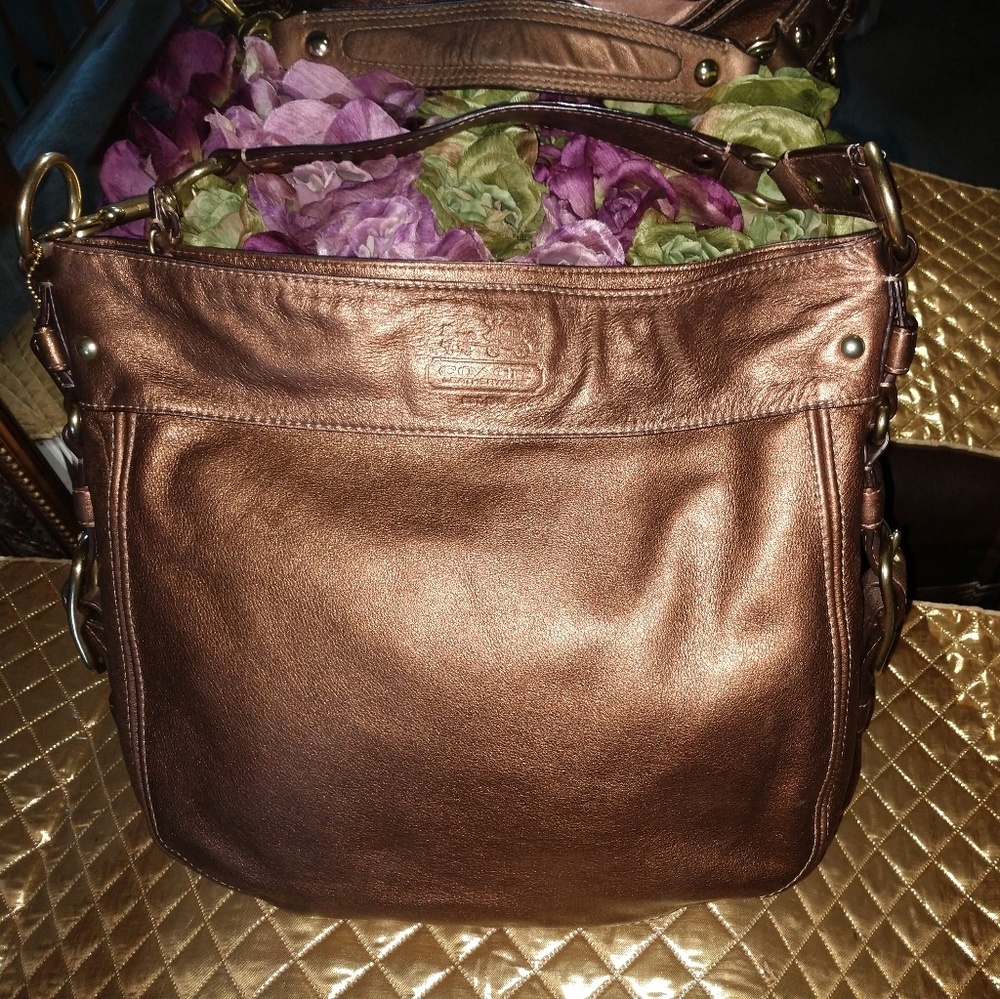 NWOT Leather Coach Carly Handbag